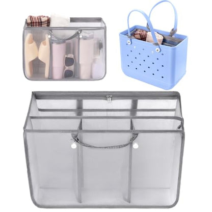 OUTXE Beach Bag Organizer Insert Divider for XL Bogg Bags Beach Tote | Lightweight Mesh Insert Accessories for Original XL Bogg Bags, Beach Tote Bags Insert for Organizing