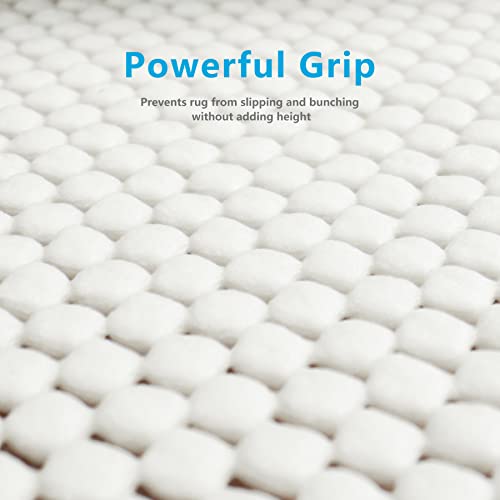 Non Slip Area Rug Pads Non Skid Rug Gripper 9x12 Feet Extra Thick Pad Anti-Slip Carpet Rug Mats for Hardwood Surface Floors, Keep Rugs Safe and in Place(9 x 12 Ft)