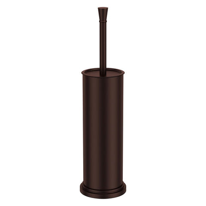 Toilet Brush and Holder Set：304 Stainless Steel Heavy Duty Toilet Bowl Brush，Removable Inner Bowl and Splash Protection，Bathroom Toilet Brush-Dense Bristles for Through Cleaning