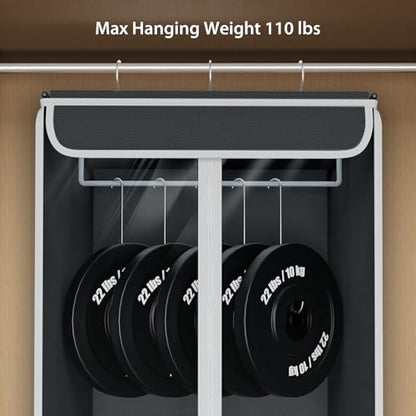 Univivi Garment Bags for Hanging Clothes, Dress Bag 54 In, Dark Grey, 2 PCS | Large Capacity, PVC Clear Window, Sturdy Metal Hanger, Durable Zipper, Premium Clothes Storage Bags for Suits, Coats, Dresses