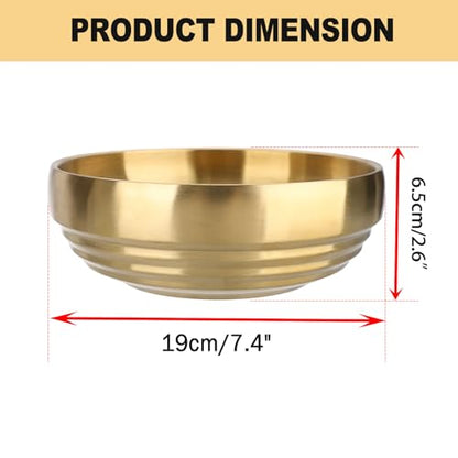 7.4 Inch Key Bowl for Entryway Table,Gold Decorative Bowl for Keys | Catch All Bowl Gold Decorative Bowl for Kitchen Counter, Coffee Table