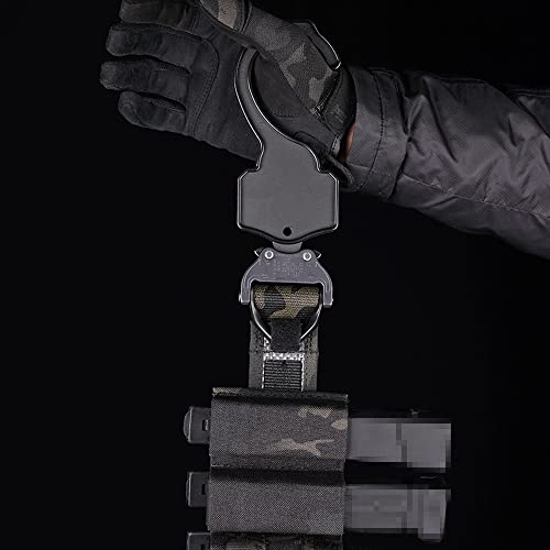 Tactical Belt Hanger Hook for Belts Insert Hunting Military Combat Belt Hooks Accessories (2pcs)
