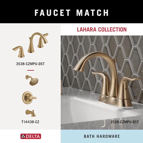 Delta Hand Towel Holder | Champagne Bronze Ring for Hanging Towels in Kitchen, Bathroom | Lahara Accessories