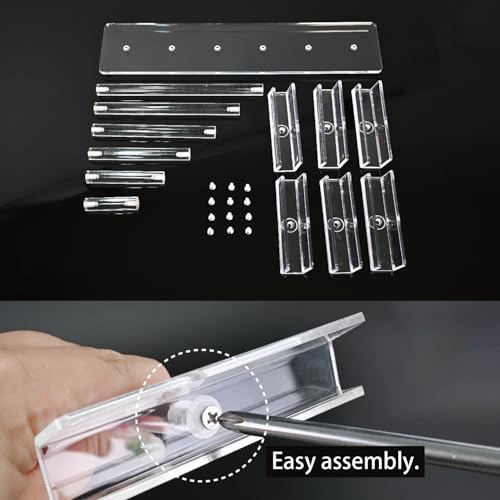 6 Tier Premium Acrylic Eyeglass Holder Stand, Sung... (6 Frame Stand | Acrylic)