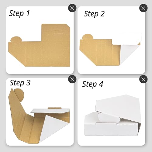 Painting Cardboard Corner Protectors for Artwork Picture Frame | 100 Pack Adjustable Shipping Corner Protectors for Packing and Moving Painting Artworks, Fold 3 Ways, Fit 1",1.5",2.1" Frames