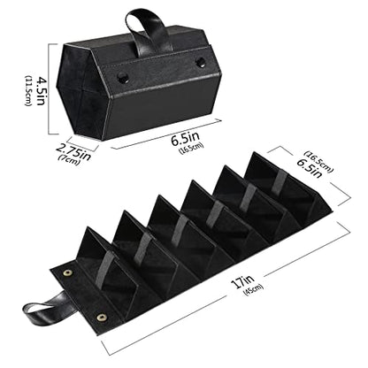 MoKo Sunglasses Organizer, Travel Glasses Case Storage Portable Sunglasses Storage Case for Women Men