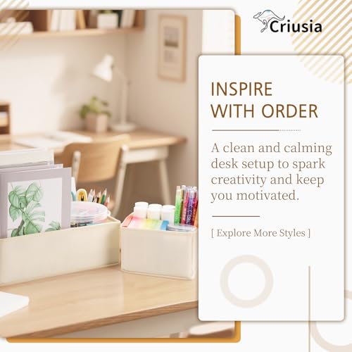 15 Pack Drawer Organizer for Clothes, Foldable Dresser Dividers with 3 Sizes, Fabric Storage Bins – Beige