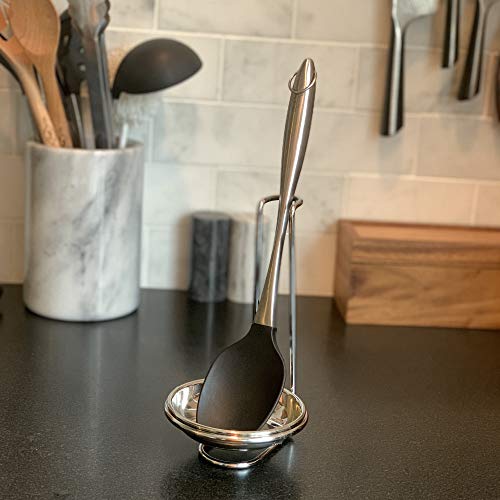 5612 Vertical Spoon Holder 7.5 inches Stainless St... (Stainless Steel | Stainless Steel)