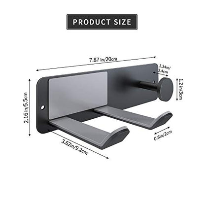Hair Dryer Holder Wall Mounted, Stainless Steel Self Adhesive Blow Dryer Holder Rack for Dyson Supersonic Hair Dryer,Black