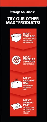 MAX Shrink-Pak Vacuum Seal Storage Bags for Clothing, Travel, Bedding | Tear-Proof, Dual-Valve Space Saver Compression Bags - 1 Large, 1 XL, 1 Jumbo