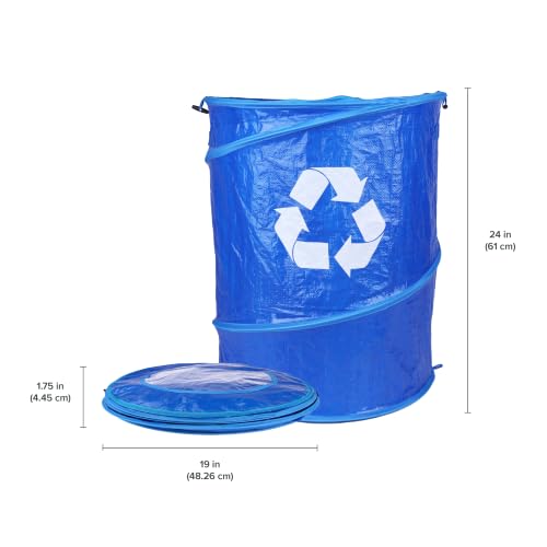 Coghlan's Pop-Up Lightweight Trash & Recycle Can – Collapsible Dual-Purpose Bin for Camping, RV, and Travel – Durable, Compact, and Easy to Store – 29.5 Gallon