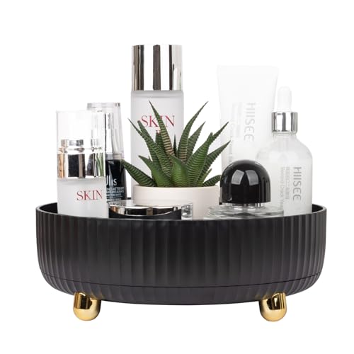 360 Rotating Makeup Perfume Organizer Skincare Tra...