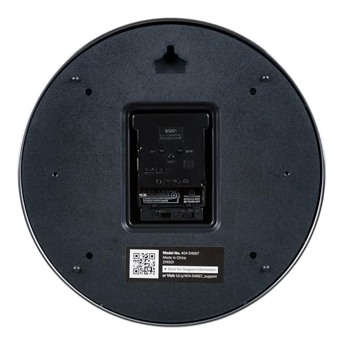 La Crosse Technology Atomic Wall Clock, Metal, 10" (404-54667)