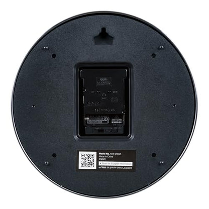 La Crosse Technology Atomic Wall Clock, Metal, 10" (404-54667)