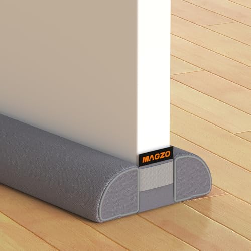 Under Door Draft Stopper, 36 Inch Adjustable Door... (Gray | Foam)