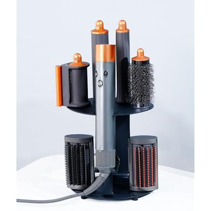Nekuma Curling Iron Holder Attachments Compatible with Dyson Airwrap Organizer Stand on Desktop, Hair Wrap Storage Rack Accessories Wall Mounted for home / Bathroom