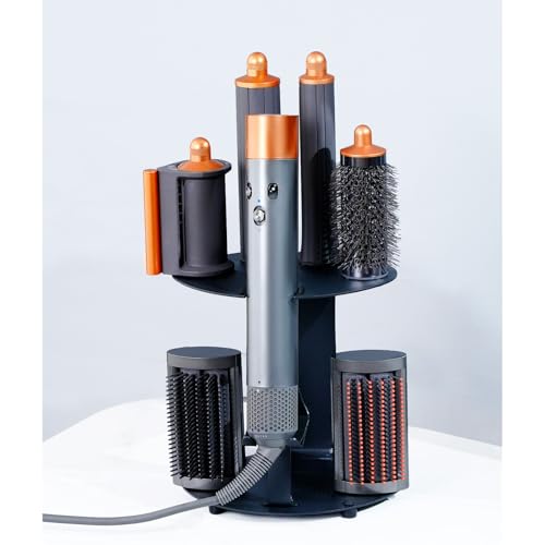 Curling Iron Holder Attachments Compatible with Dy... (Black | Metal)