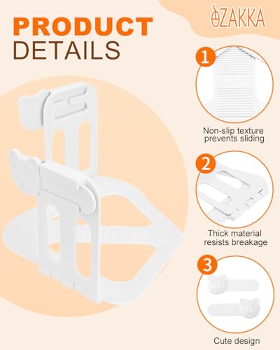 eZAKKA Bed Sheet Holders for Corners, 4-Pack Heavy-Duty Sheet Clips, White | Upgrade Mattress Clips with Secure Locks, Keep Bed Sheets Firm & Tight, White Fasteners for All Mattress Sizes