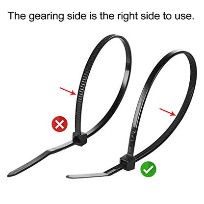 200pcs 3/4" Back-Glue Self Adhesive Black Strong Cable Zip Tie Mounts with 8" Ties, Screws, UV Protection Outdoor Sticky Wire Fasteners Cable Clips Management Anchors Organizer Holders Squares