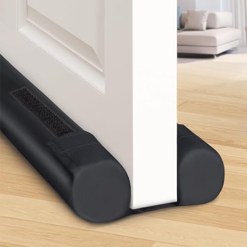 BlissTrends 36 in Under Door Draft Stopper, Covers Gaps up to 2.36 in,Black | Adjustable Door Sweep Gap Filler Seal Fits Most Doors, Easy Install, Blocks Drafts, Light, Dust, Insects and Reduces Noise