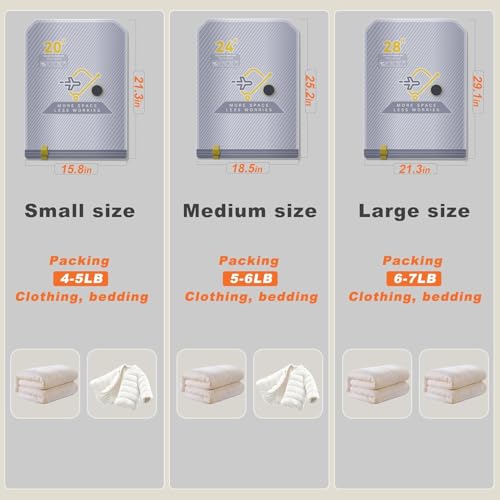 15-Pack Vacuum Bags for Travel with Wireless Rechargeable Pump, Carry-on Size Compression Packing Bags for Luggage & Suitcase, Space Saver for Clothes & Clothing, 15 Combo Travel Size, Fast 3S Vacuum