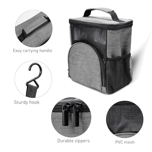 Shower Caddy Tote,Quick Dry Shower Bag Dorm Room Essentials for College Student Girls Boys,Hanging Mesh Shower Caddy Portable for Summer Camp,Travel,RV Essentials,Shower Bag for Women Men