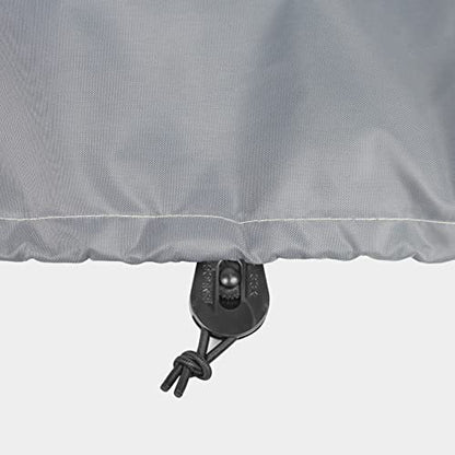 Patio Deck Box Cover Waterproof Outdoor Rectangular Storage Bench Cover 62L x 30W x 26H inch