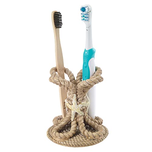 Avanti Linens - Toothbrush Holder, Guest Bathroom Essentials, Beach Inspired Bathroom Decor (Beachcomber Collection)