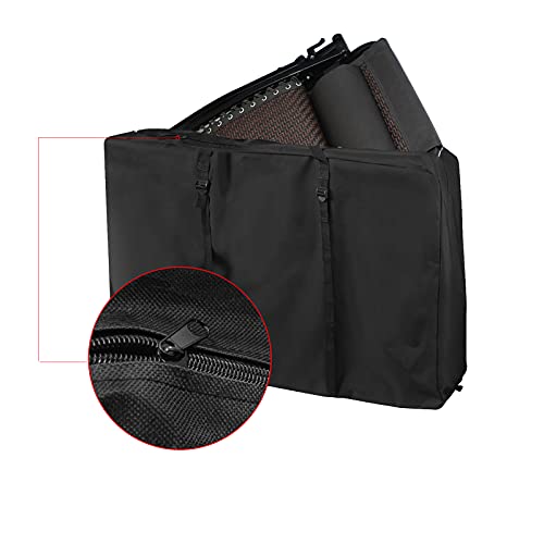 Uranshin Large Outside Chair Storage Bag, 600D Chair Carry Bag | Zero Gravity Chair Cover, Heavy Duty Folding Lounge Chair Carrying Case, Moving Bags with Zippers, 43" L x 11" W x 29" H