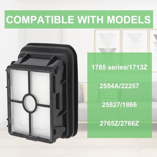 Replacement Parts for Bissell CrossWave Vacuum 1785A 2306A 1785R 1785 2306 | Brush Roll 1868 and Replacement Filters 1866, Compare to Part 1608683, 160-8683, 1608684