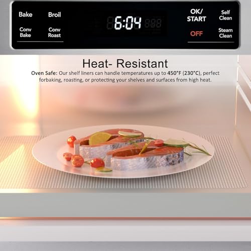 Silicone Drawer and Shelf Liner, 12 in X 12 Ft Non-Adhesive Non-Slip Grip Furniture Liner for Kitchen Cabinets, Desks, Shelves, Bathroom Drawers