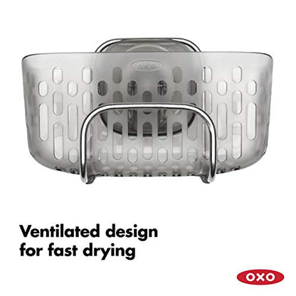 OXO Good Grips Stronghold Suction Sinkware Organizer - Gray, One Size
