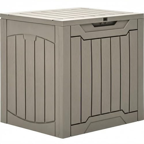 31 Gallon Outdoor Storage Box (Taupe | Resin)