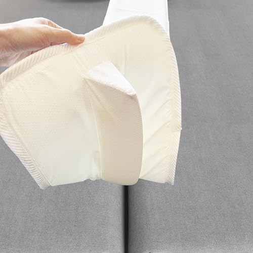Greaton, 80” Bed Bridge Pad | Twin XL to King Mattress Converter Kit | Gap Filler for Adjustable Mattresses | Good for Guests Stay Overs & Family Room, White