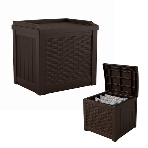 Outdoor Deck Box - 22 Gallon Java Resin Outdoor St... (Java | Resin)