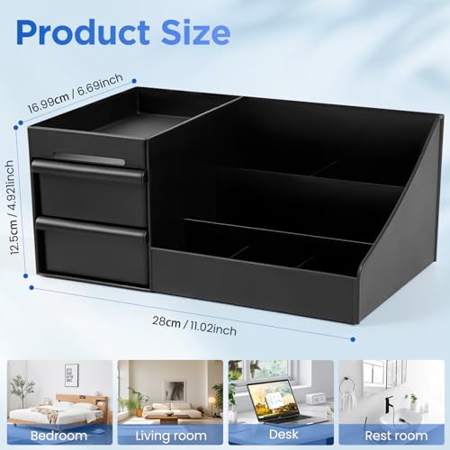 Cologne Organizer for Men，Perfume Organizer，Bathroom Organizer，Men Gifts | Bathroom Counter Organizer，Desk Organizer，Cologne Shelf，Room Decor for Men，Dresser Organizer Countertop，Gifts for Boyfriend