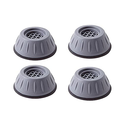 Mwellewm Anti Vibration Pads for Washing Machine Shock and Noise Reducing Washing Machine Support Anti Slip Vibration Rubber Washing Machine Feet Dryer Washer Vibration Stabilizer(1.7D x 0.16 H)