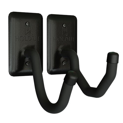 Horizontal Gun Wall Mount for Indoor Display - Shotgun Holder - Bow Wall Hanger - Rifle Wall Mount - Heavy Duty Steel Flatwall Hooks - Made in USA