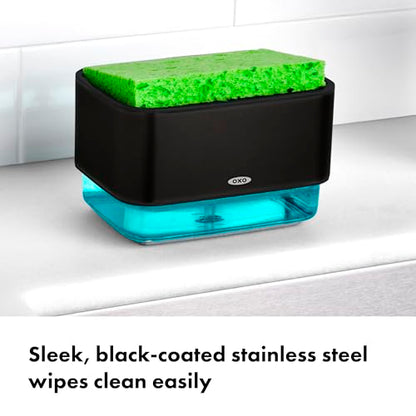 OXO Good Grips Soap Dispensing Sponge Holder - Black
