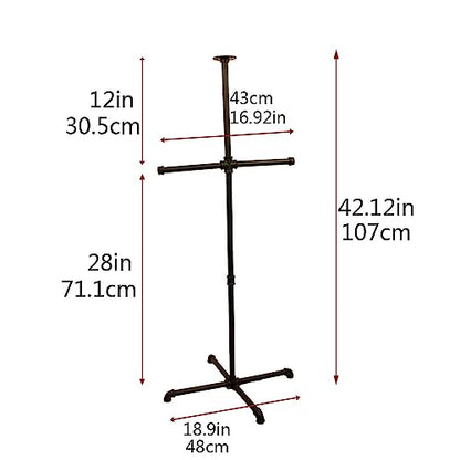 WANLIAN body armor stand，Tactical Gear Stand for Police and Duty Gear Rack | Quick Access & Convenient Store,Plate Carrier Stand Tactical Helmet Display Rack, Suitable for Indoor Home Garage
