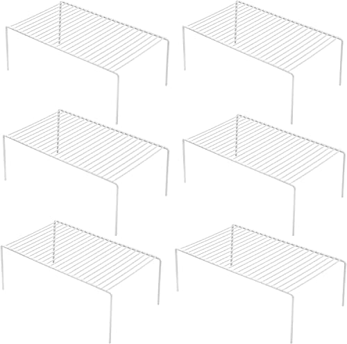 Cabinet Storage Shelf Rack Set of 6, Medium (13 x... (Metal)