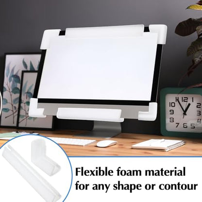 40 Pcs TV Moving Foam Corner Protectors Mirror Picture Frame Shipping Moving Packaging Protection Cushioning Foam Sets Corner Furniture Edge Protectors Shipping for Photo Artwork