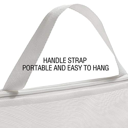 Tenrai Laundry Bag Mesh Wash Bag，Use YKK Zipper，Tote Bag Bathroom Hanging, Bra Fine Mesh Wash Bag for Underwear 3 Bags（3L Cellular Mesh）