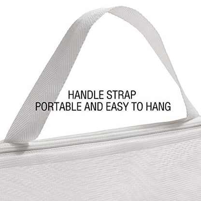 Tenrai Laundry Bag Mesh Wash Bag，Use YKK Zipper，Tote Bag Bathroom Hanging, Bra Fine Mesh Wash Bag for Underwear 3 Bags（3L Cellular Mesh）