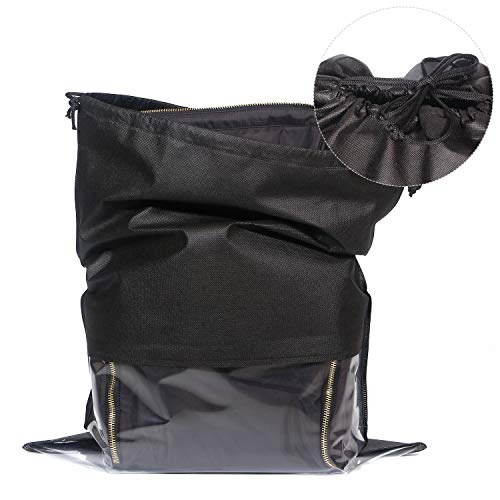 DIOMMELL Set of 6 Dustproof Drawstring Bags Dust Covers Large Non-Woven Fabric Cloth Storage Pouch String Bag for Handbags Purses