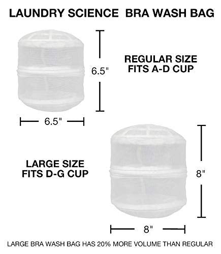 Premium Bra Wash Bag – Set of 3 Mesh Lingerie Laundry Bags for Delicates – Protects Bras, Underwear & Intimates in Washing Machine – Durable Zipper Closure – Regular Size