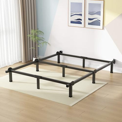 Metal Bed Frame, 9-Leg BES Base for Box Spring, Queen, 8 Inch