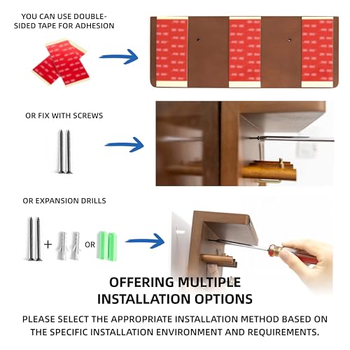 NEOUZA Espresso Accessories Holder Station Wall Mounted Organizer for 51/53/58mm Coffee Tamper Distributor Portafilter Storage Shelf for Bar Home Office