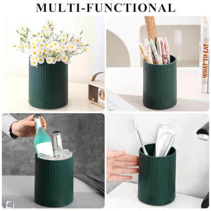360° Rotating Utensil Holder, 6.3''+4.7'' Plastic... (2.Green)