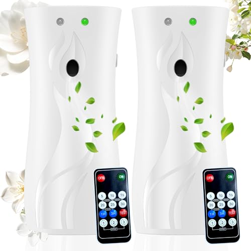 Automatic Air Freshener Spray Dispenser with Remot... (2 Count | White1121YK)